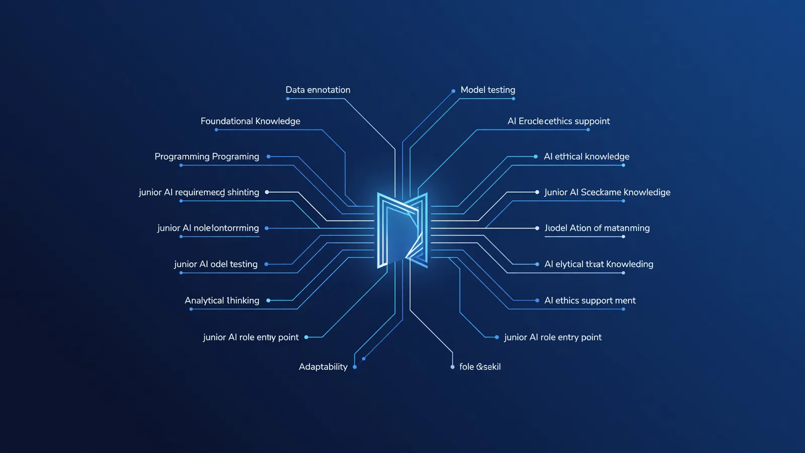 Illustratie: Instappen in een AI-rol als junior: welke rollen zijn realistisch en wat vraagt men?